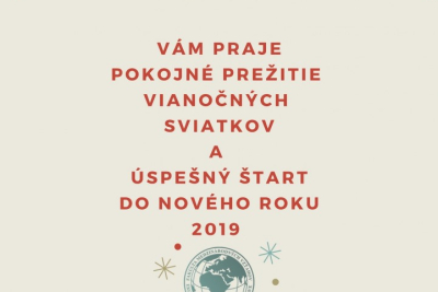 Sviatočný pozdrav od kolektívu FMV