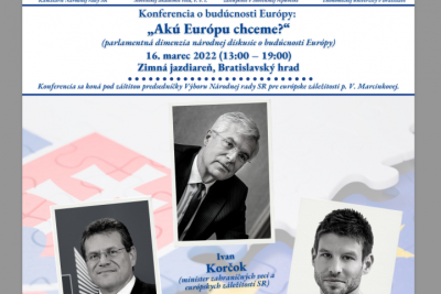 Konferencia o budúcnosti Európy v NRSR: „Akú Európu chceme?“