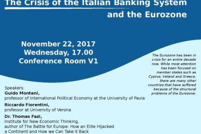 Kríza v talianskom bankovom systéme a eurozóne (The Crisis of the Italian Banking System and the Eurozone)