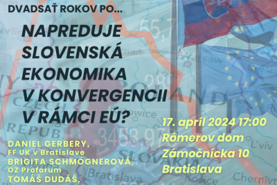 Napreduje slovenská ekonomika v konvergencii v rámci Európskej únie?