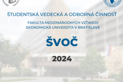 22. ročník ŠVOČ na FMV