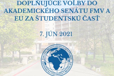 Výsledky doplňujúcich volieb do AS FMV a AS EU za študentskú časť