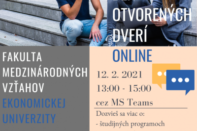 Deň otvorených dverí na FMV!