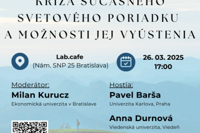 Kríza súčasného svetového poriadku a možnosti jej vyústenia