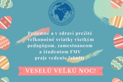 Veľkonočný vinš Fakulte medzinárodných vzťahov