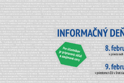 Pozvánka na Informačný deň 2018