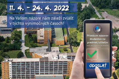 Študentská anketa v LS 2021/2022