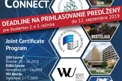 Central Europe Connect – DEADLINE predĺžený