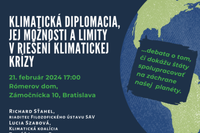Klimatická diplomacia - jej možnosti a limity v riešení klimatickej krízy