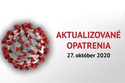 Aktualizované opatrenia rektora EU v Bratislave č. 12 k súčasnej situácii - 27. október 2020