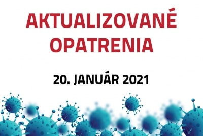 Opatrenie rektora č. 1/2021 k súčasnej situácii - 20. január 2021