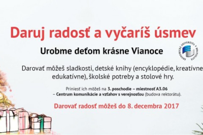 Daruj radosť a vyčaríš úsmev