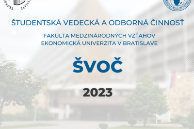 Výsledky fakultného kola ŠVOČ z 28. apríla 2023