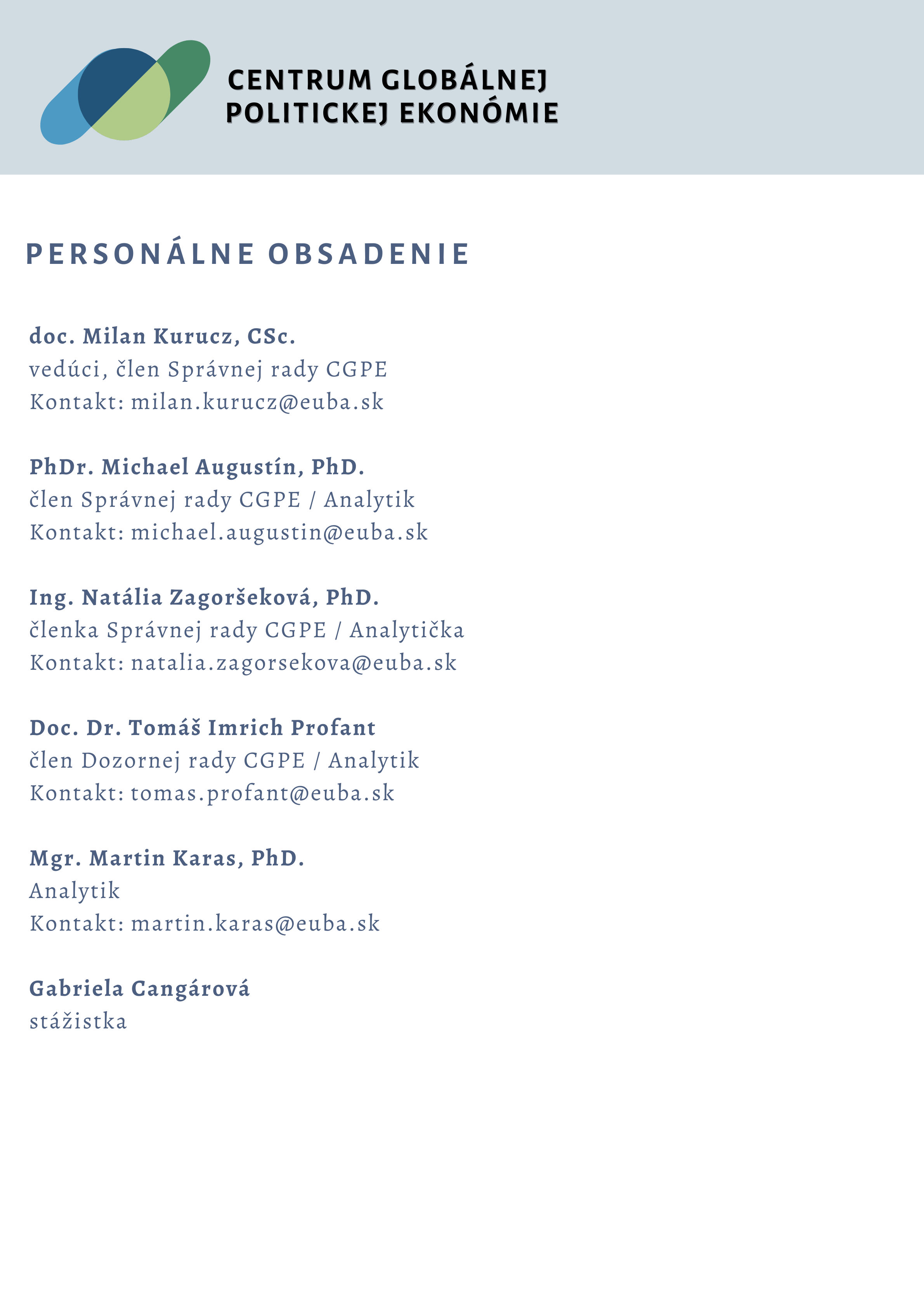 cgpe personalne obsadenie 2