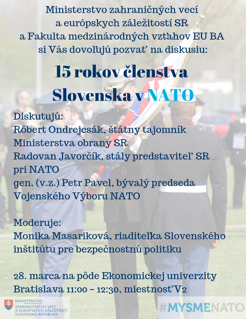 15 rokov SR v NATO draft pozvanka